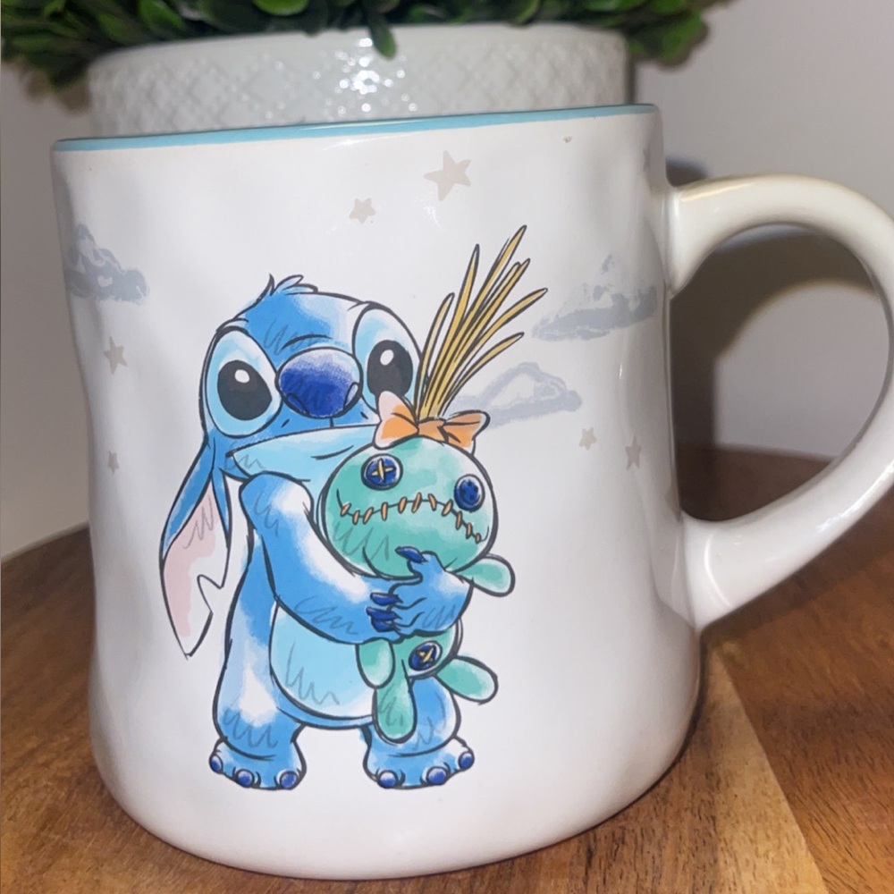 Disney Blue and White Stitch Mug